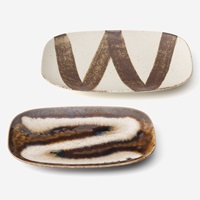 【美濃焼】小判皿19.3cm