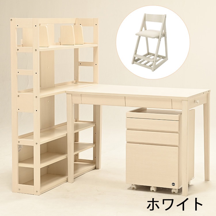 トルテシリーズ4点セット（トルテシェルフ）(ホワイト)