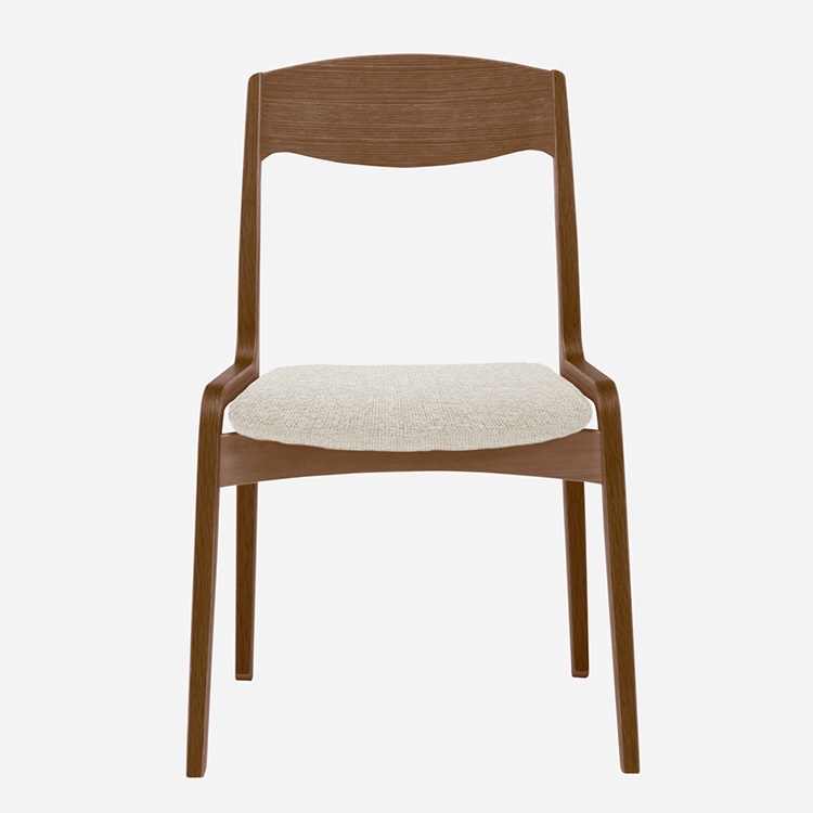 トラモンテ チェア(ウォルナット/ライトグレー)