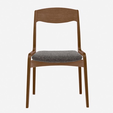 トラモンテ チェア(ウォルナット/チャコールグレー)