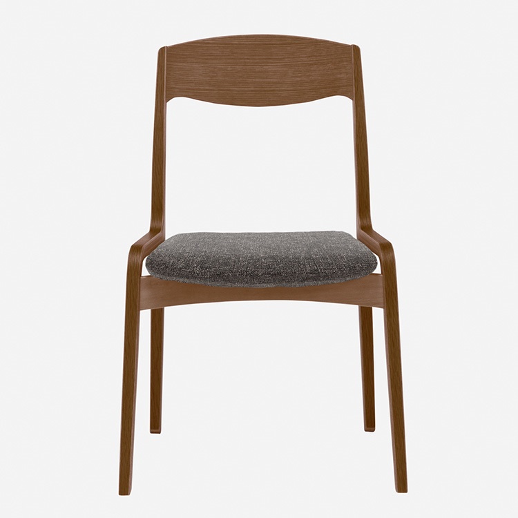 トラモンテ チェア(ウォルナット/チャコールグレー)