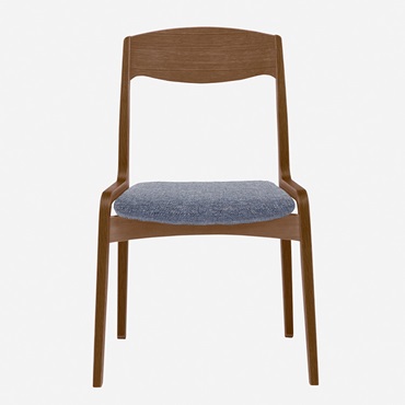 トラモンテ チェア(ウォルナット/ブルー)