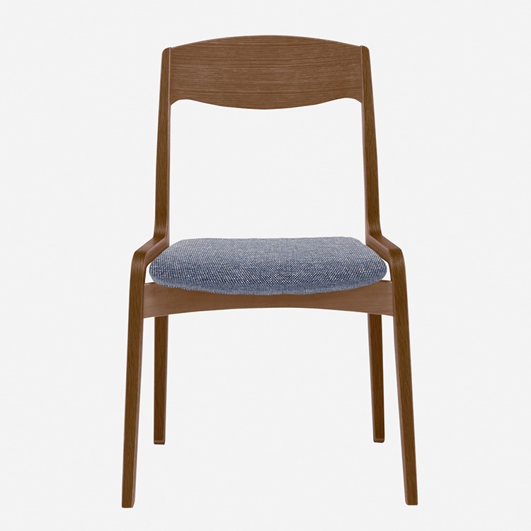 トラモンテ チェア(ウォルナット/ブルー)