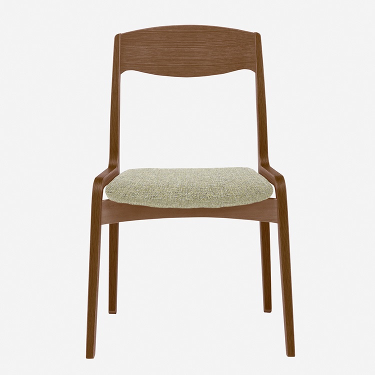 トラモンテ チェア(ウォルナット/グリーン)