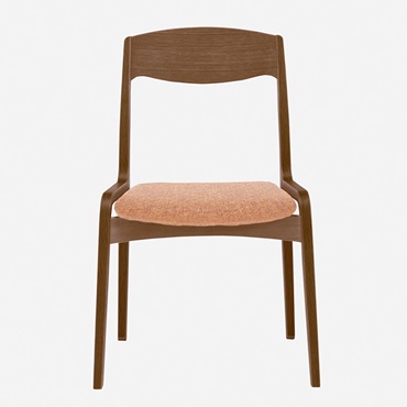 トラモンテ チェア(ウォルナット/オレンジ)