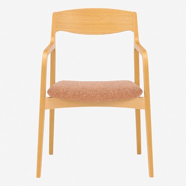 トラモンテ アームチェア(ナチュラル/オレンジ)