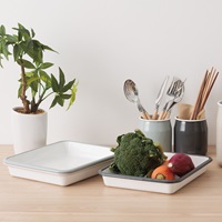 ホーローバット25×20cm