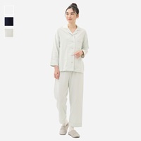 ケユカナイトウェア ストレッチガーゼセットアップ