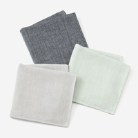 今治製】ハンカチタオル 今治ヘリンボンガーゼパイル 25×25cm