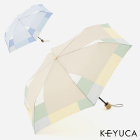 【UVカット】折畳傘 晴雨兼用ナノ撥水カラーブロック