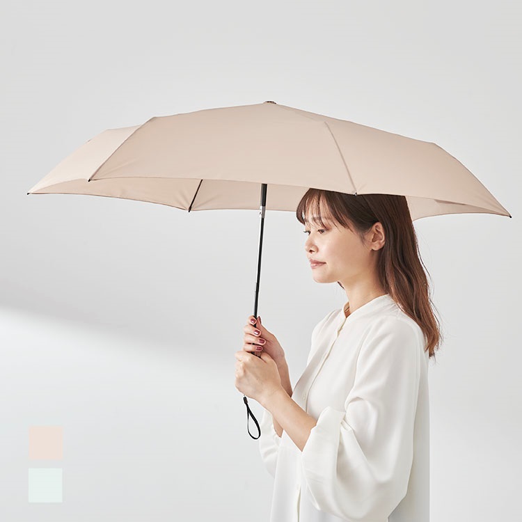 【UVカット】折畳傘 自動開閉軽量 無地
