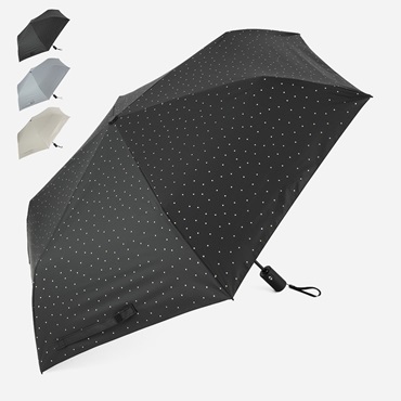 【遮光・UVカット】折畳傘 自動開閉遮光ラメドット