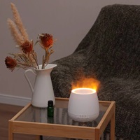 炎のようにゆらめくミストのアロマディフューザー加湿器(アロミストフレア)