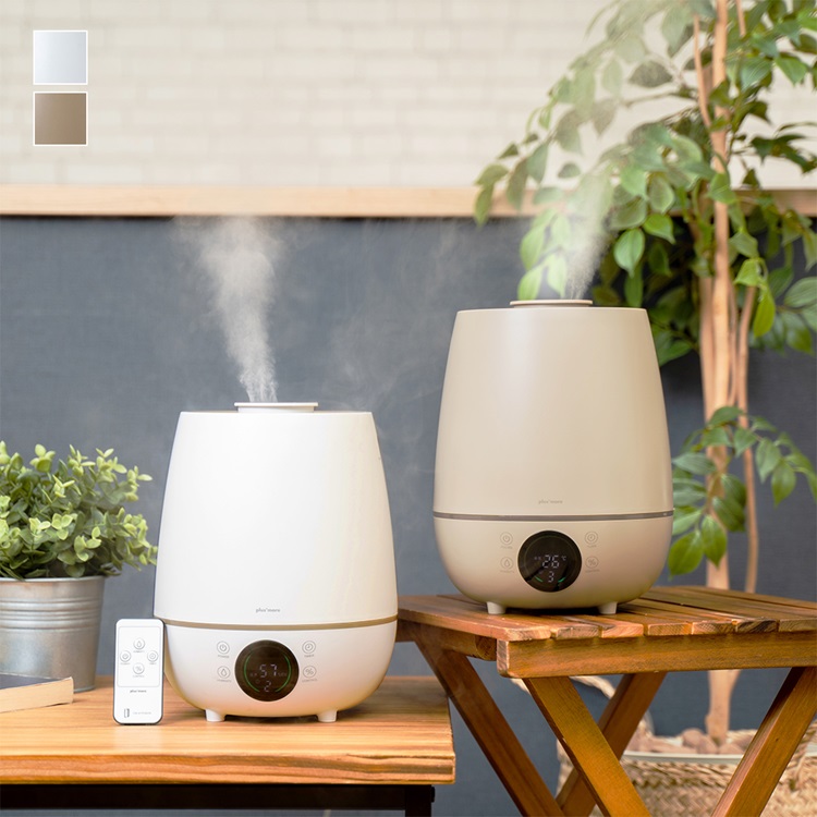 湿度コントロール機能付　超音波式加湿器(MO-HF016)