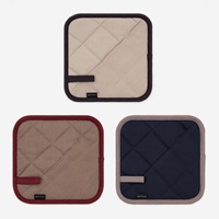 ミトンにもなるゴム付き鍋敷き