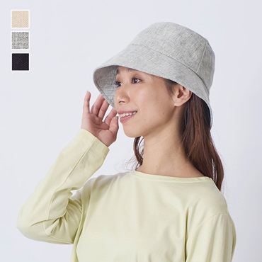 【期間限定SALE～5/7（水）10：00まで】リネンライクバケットハット