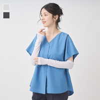 接触冷感キュプラ混アームカバー ミディアム