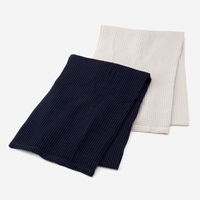 綿混ワッフルブランケット