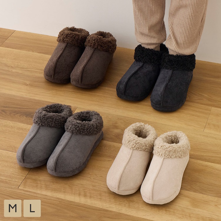 洗える 暖かさ逃さないブーツボア