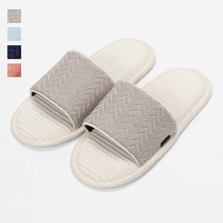 洗えるインド綿スリッパ ウェーブ