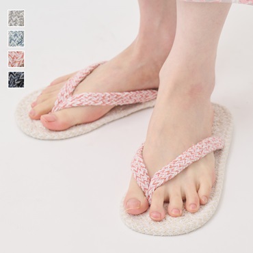 洗えるインド綿サンダルハナオ リッジ