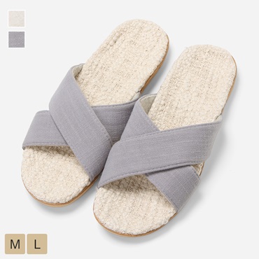 底がしみない綿スリッパ