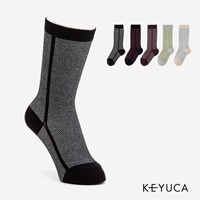 【2足よりどり￥500】R 変則カノコサイドラインクルー|ソックス|靴下