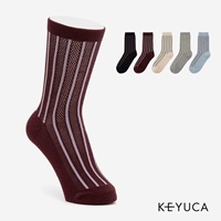 【2足よりどり￥500】R メッシュマルチストライプクルー|ソックス|靴下