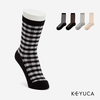 【2足よりどり￥500】R ギンガムチェッククルー|ソックス|靴下