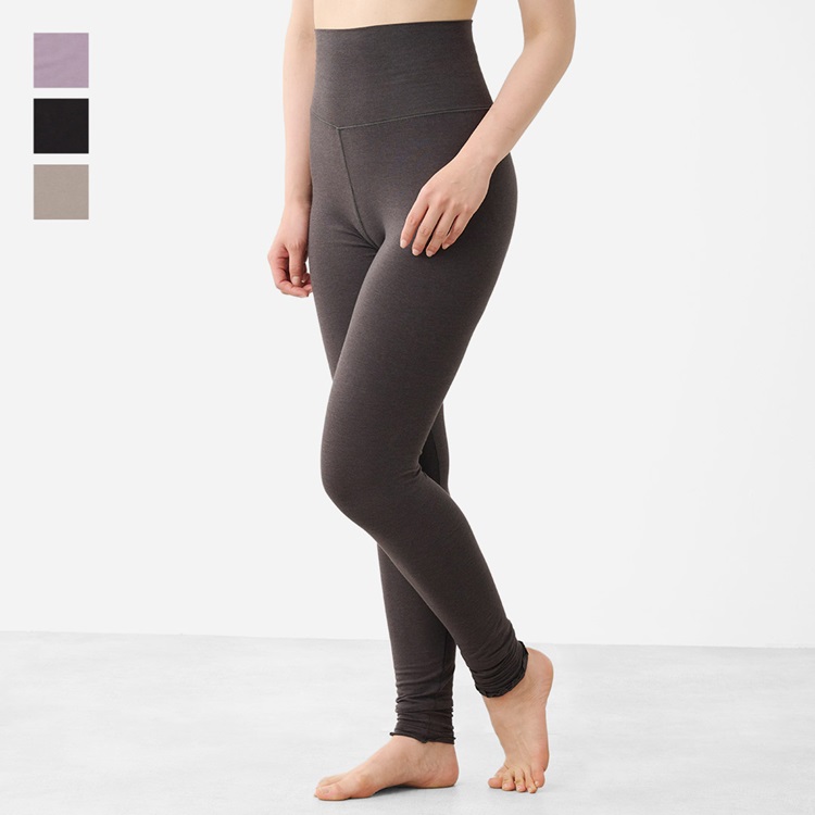 H 保湿綿混ナイトインナーレギンス