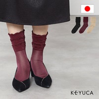 d 薄手ラメ3段フリル|ソックス|靴下