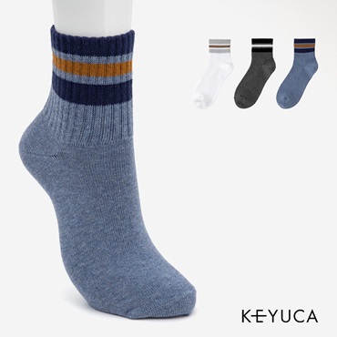 【2足よりどり￥500】R M メンズ ラインショート|ソックス|靴下