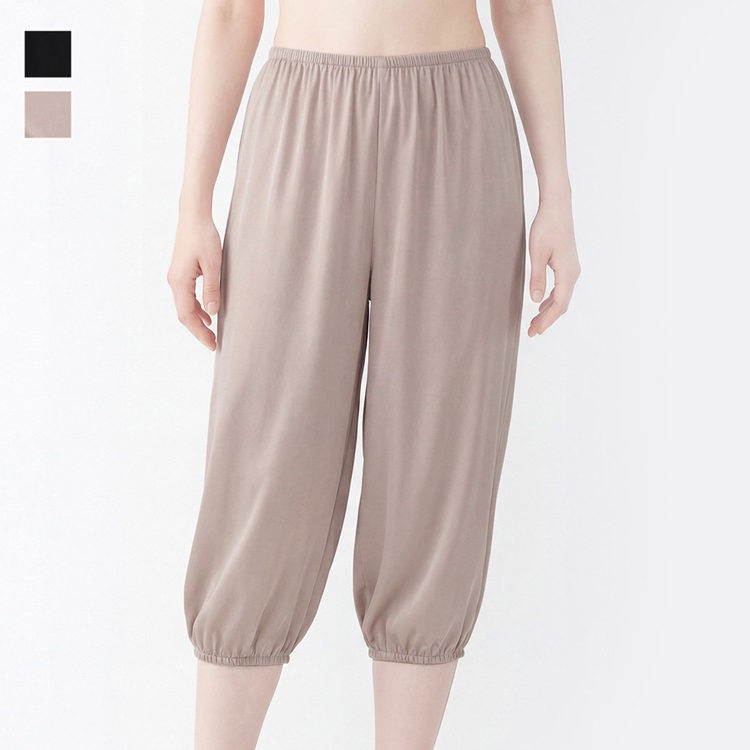 静電気防止裾ゴム入りペチパンツ