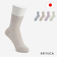 【2足よりどり￥500】R 綿麻薄手リブ 無地 |ソックス|靴下