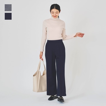 KEYUKA ウールライクサロペットパンツ チャコールグレー - メルカリ