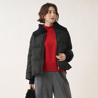 エンボスリブ中綿ブルゾン