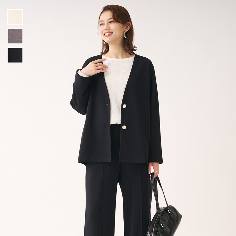 ストレッチポンチカーディガン