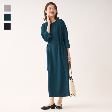 サイドベルテッドポンチワンピース