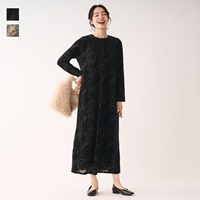 ベロアオパールワンピース