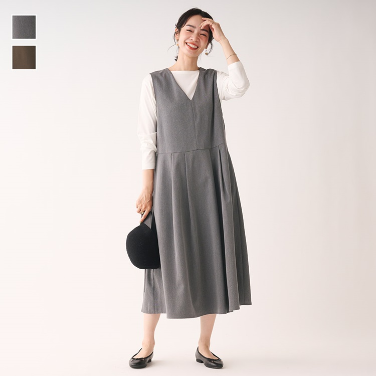 タックジャンパースカート