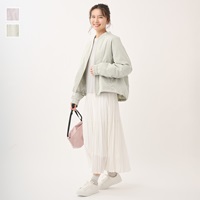 【すごナノ撥水】薄綿ジップブルゾン