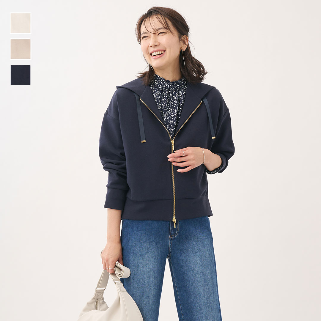 ダブルジップダンボールパーカー