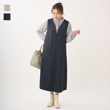 ハートネックジャンパースカート