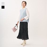 プリーツティアードスカート