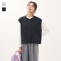 ノーカラーダンボールベスト