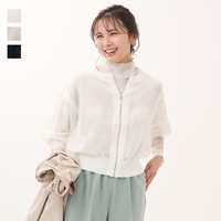 メッシュニットブルゾン
