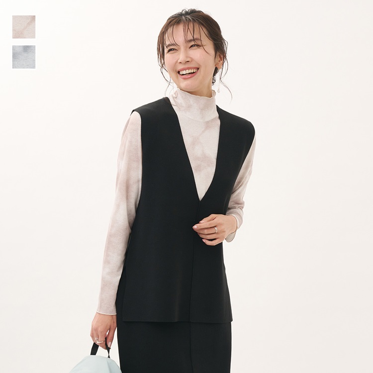 プリントシアーインナートップス