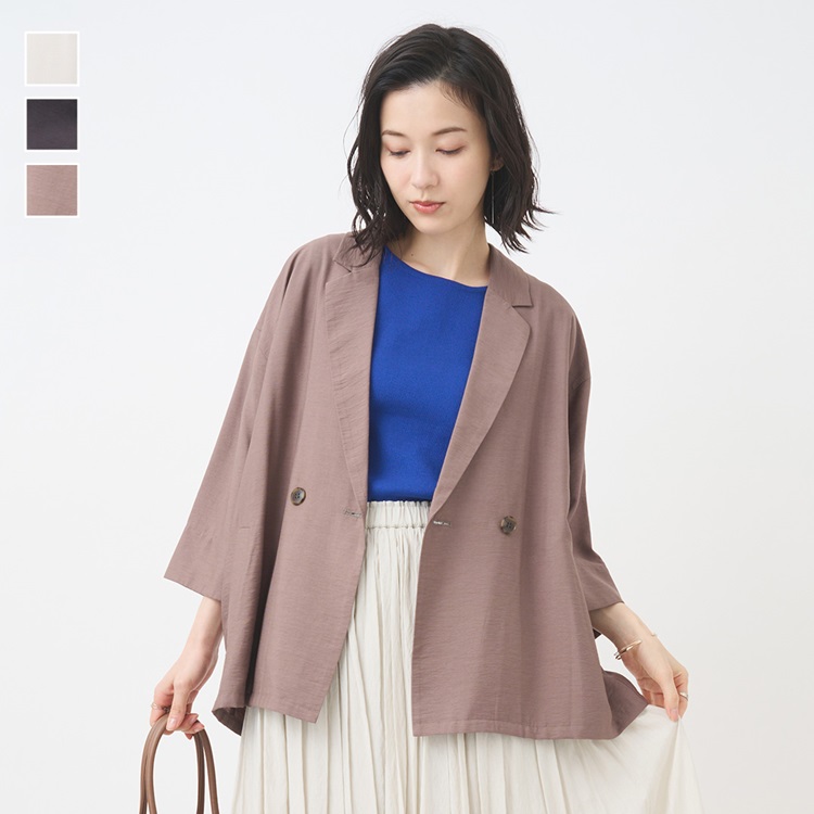 7分袖オーバージャケット