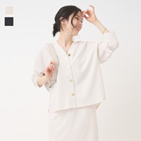 【すごナノ撥水】ジョーゼットポンチカーディガン