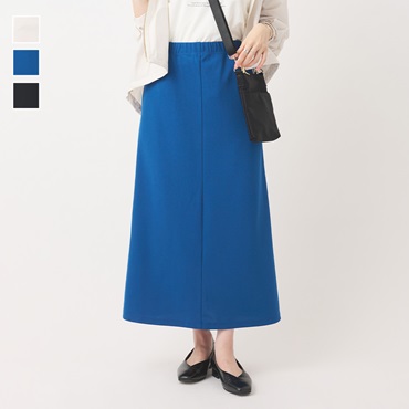 【すごナノ撥水】ジョーゼットポンチアイラインスカート